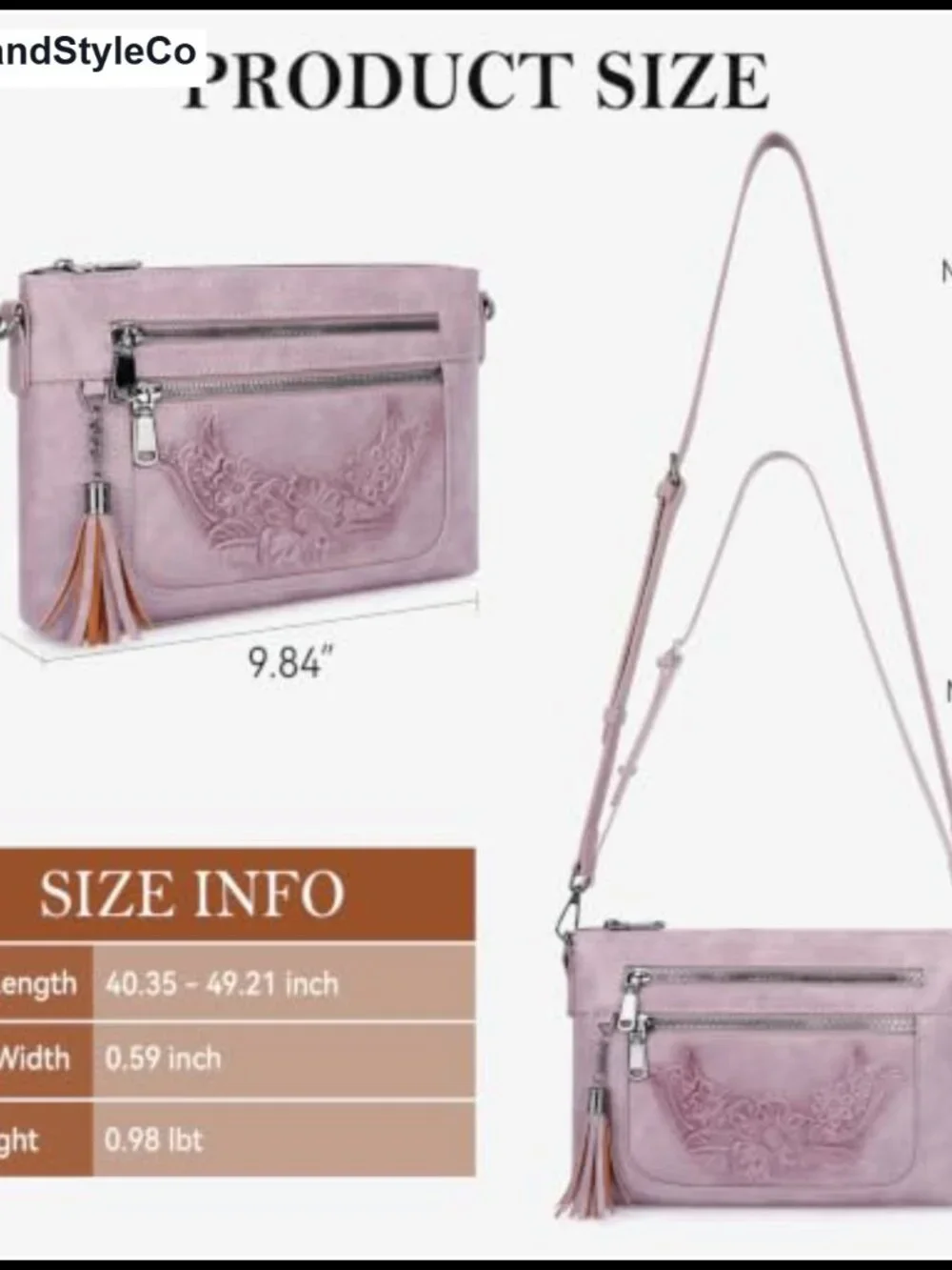 Small Faux Leather Crossbody Bag Multi Pocket Vegan Leather Purse Travel